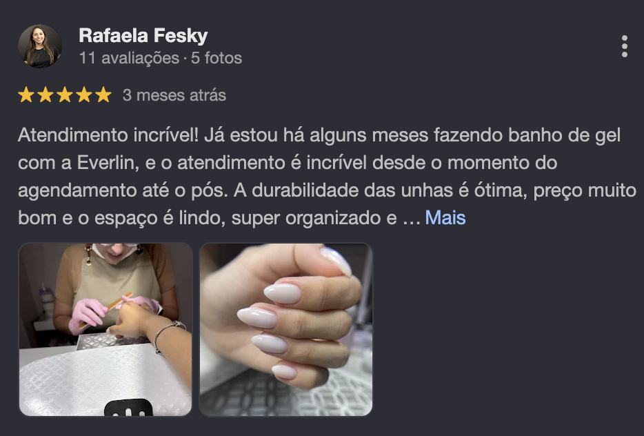 Avaliação Google 3
