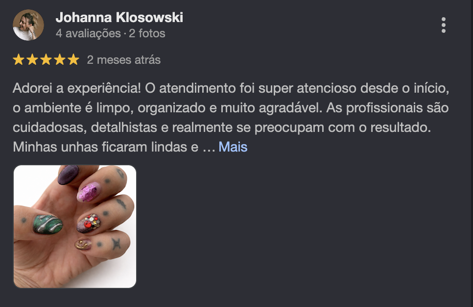 Avaliação Google 4