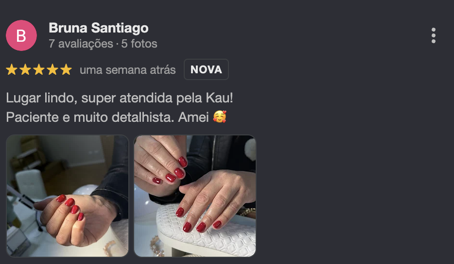 Avaliação Google 5